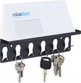 Wieszaki i stojaki - Wieszak na klucze Relaxdays czarny - miniaturka - grafika 1