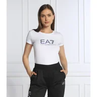 Koszulki i topy damskie - EA7 T-shirt | Slim Fit - miniaturka - grafika 1