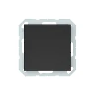 Wyłączniki światła i elektryczne - Włącznik pojedynczy schodowy Quadrum czarny DPM - miniaturka - grafika 1