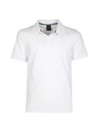 Koszulki męskie - Geox Męska koszulka polo M (DE), biała optyczna, XXXL, optical white, 3XL - miniaturka - grafika 1