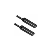 Zawiasy, okucia i inne akcesoria - 2 sztuki czarnych magnetycznych zatrzasków do drzwi szafek, zatrzaski magnetyczne - miniaturka - grafika 1