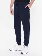 Spodnie sportowe męskie - Polo Ralph Lauren Spodnie dresowe 710890705001 Granatowy Regular Fit - miniaturka - grafika 1