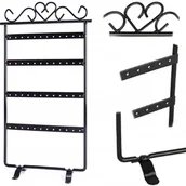 Biżuteria - akcesoria - Ekspozytor Stojak Na Kolczyki Metalowy Czarny D15 - miniaturka - grafika 1