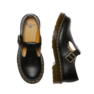 Półbuty Dr. Martens POLLEY Black Smooth 14852001 - Moda i Uroda OUTLET - miniaturka - grafika 4