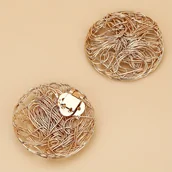 Inne - 2 Szt. Proste, Modne Metalowe Klipsy Do Butów Z Okrągłą Klamrą - Odpinane Klamry Do Butów - Wysokie Obcasy Na Imprezę - miniaturka - grafika 1