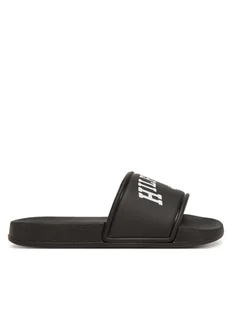 Tommy Hilfiger Klapki T3X0-33916-1172 Czarny - Buty dla chłopców - miniaturka - grafika 1