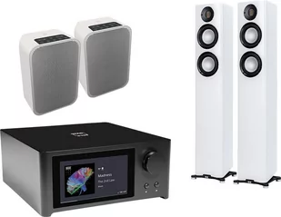 Kino domowe NAD M10 V2 czarny + Carina FS247.4 biały + Pulse Flex 2i biały - Kino domowe - miniaturka - grafika 1