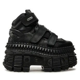 Glany NEW ROCK M-WALL285-S1 Czarny - Glany damskie - miniaturka - grafika 1