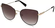Okulary przeciwsłoneczne - Longchamp Damskie okulary przeciwsłoneczne Lo165s, złoty/czarny, 58, złoty/czarny - miniaturka - grafika 1