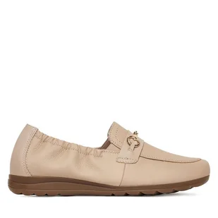 Mokasyny Rieker L9354-60 Beżowy - Mokasyny damskie - miniaturka - grafika 1