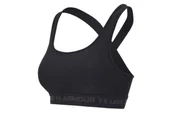 Biustonosze - Under Armour Crossback Mid Bra 1361034-001, Kobieta, Biustonosz, Czarny - miniaturka - grafika 1