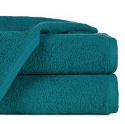 Ręczniki - Ręcznik bawełniany 50x100 GŁADKI 2 jednokolorowy ciemny turkus - miniaturka - grafika 1