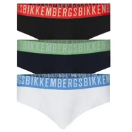 Majtki męskie - BIKKEMBERGS - SLIPY MĘSKIE 3-PACK - BKK1USP09TR BRIEFS ASSORTED-L - miniaturka - grafika 1