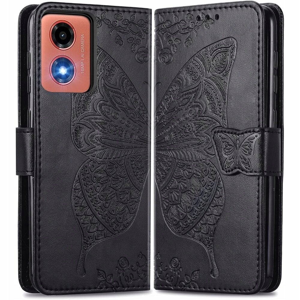 Etui Z Klapką Do Motorola Moto E14 Case Obudowa Futerał Eko Skóra Portfel