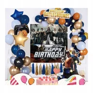 Balony i akcesoria - Balony Urodzinowe Dla Gracza Impreza Zestaw 63Szt - miniaturka - grafika 1