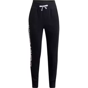 Spodnie dresowe dziewczęce Under Armour Rival Fleece Joggers - Spodnie i spodenki dla dziewczynek - miniaturka - grafika 1