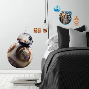 Naklejka Star Wars Gwiezdne Wojny Bb-8 Rmk3147Gm - Naklejki na ścianę - miniaturka - grafika 1