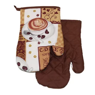 Rękawice Kuchenne z Magnesem Cappuccino II 0817FS02B - Fartuchy i rękawice kuchenne - miniaturka - grafika 1