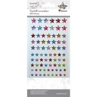 Zabawki kreatywne - Kryształki samoprzylepne gwiazdki mix 84szt - Titanum - miniaturka - grafika 1