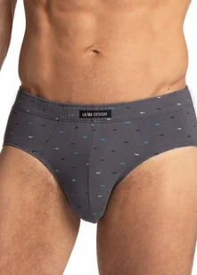SLIPY LAMA M-1075 SD 3XL-4XL (kolor granat-szary, rozmiar 4XL) - Majtki męskie - miniaturka - grafika 1
