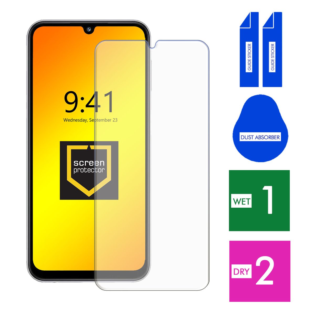 SZKŁO HARTOWANE DO SAMSUNG GALAXY M34 5G SZYBKA 9H OCHRONNE PANCERNE