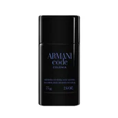Dezodoranty i antyperspiranty męskie - Giorgio Armani Code Colonia dezodorant w sztyfcie dla mężczyzn 75 g - miniaturka - grafika 1