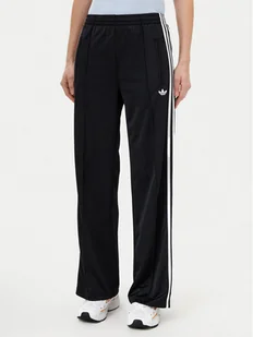 adidas Spodnie dresowe adicolor Classic Firebird JC8245 Czarny Loose Fit - Spodnie sportowe damskie - miniaturka - grafika 1