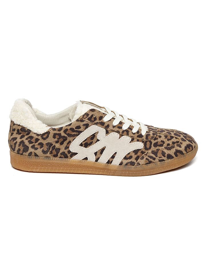 Steve Madden Skórzane sneakersy w kolorze brązowo-jasnobrązowym