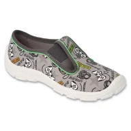 Buty dla dziewczynek - Befado obuwie dziecięce 975X188 szare - miniaturka - grafika 1