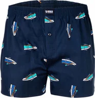 Majtki męskie - Happy Shorts Herren Web-Boxershorts - Amerykańskie bokserki Sneaker L - miniaturka - grafika 1