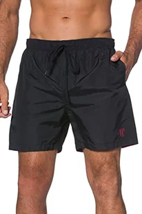 JP 1880 Męskie duże rozmiary, duże rozmiary, odzież męska, L-8XL, szorty kąpielowe, odzież plażowa, elastyczny ściągacz, do 8 XL 702532, czarny, L - Spodenki damskie - miniaturka - grafika 1