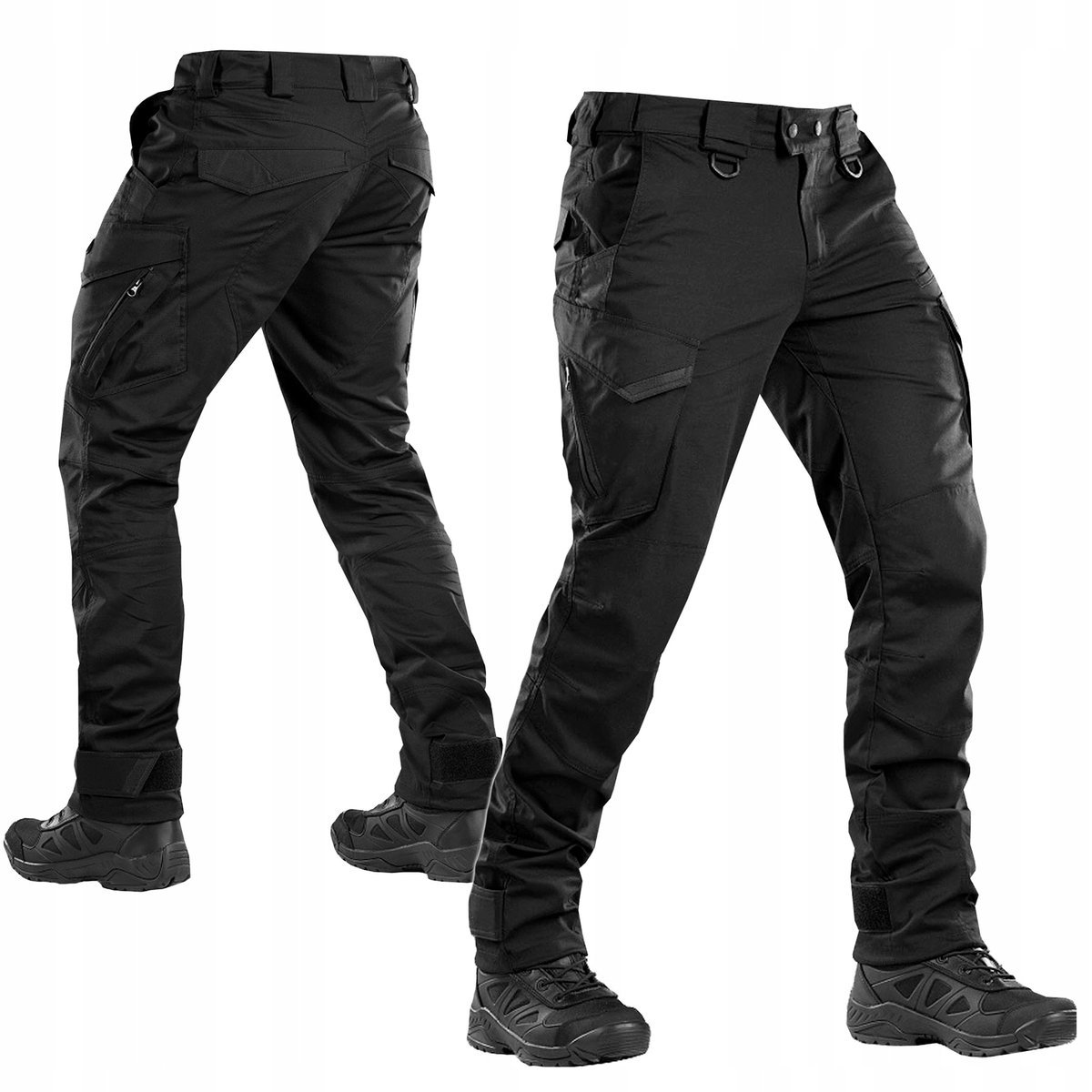 Spodnie Bojówki Taktyczne M-TAC AGGRESSOR Gen.II Flex Wojskowe Czarne 38/34