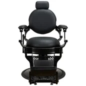 Meble fryzjerskie - Fotel barberski SOLOMON Ayala czarny – express - miniaturka - grafika 1