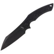 Noże - Nóż FoxEdge Lycosa 1 Black G10, Black Stonewashed by Simonutti (FE-018) - miniaturka - grafika 1