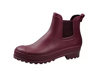 Kalosze damskie - Fischer Damskie kalosze Carolina, czerwony - bordo - 37 eu - miniaturka - grafika 1