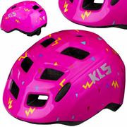 Kaski rowerowe - Kellys Kask dziecięcy ZIGZAG różówy XS 45-49cm /pink/ K1307 - miniaturka - grafika 1