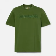 Koszulki męskie - TIMBERLAND T-SHIRT EMBROIDERY TONAL SS TEE - Timberland - miniaturka - grafika 1