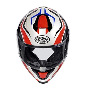 PREMIER HELM HYPER RW 13, biały/czerwony/czarny/niebieski, S - Kaski motocyklowe - miniaturka - grafika 1