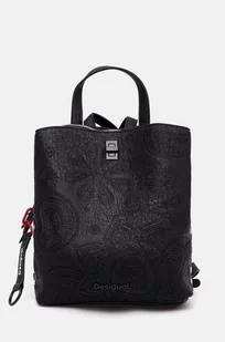 Desigual plecak DEJAVU SUMY MINI damski kolor czarny mały z aplikacją 24WAKP02 - Torebki damskie - miniaturka - grafika 1