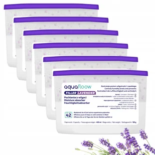 Osuszacz powietrza Pochłaniacz wilgoci osuszacz powietrza lawenda na zaparowane szyby 400 ml - Domowe osuszacze powietrza Osuszacz powietrza Pochłaniacz wilgoci osuszacz powietrza lawenda na zaparowane szyby 400 ml - Domowe osuszacze powietrza - miniaturka - grafika 1