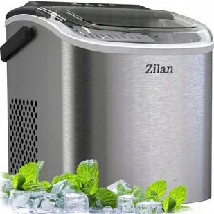 KOSTKARKA DO LODU DUŻA MOCNA PRZENOŚNA INOX EKSPRESOWY LÓD15KG/24h - Kostkarki do lodu - miniaturka - grafika 1