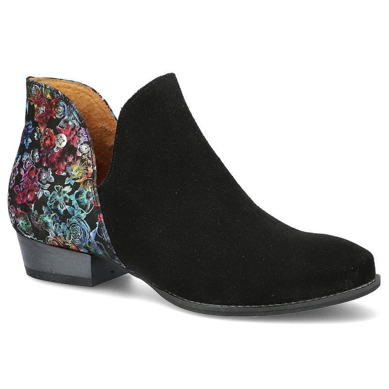 04091-57/00-5 Czarny+Kwiaty