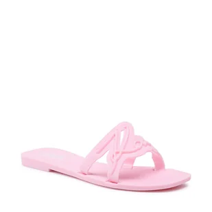 Klapki KARL LAGERFELD KL80008 Różowy - Klapki i japonki damskie - miniaturka - grafika 1