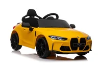 Pojazdy elektryczne dla dzieci - Auto Na Akumulator Bmw M4 Zółte - miniaturka - grafika 1