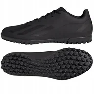 Piłka nożna - Buty adidas X CRAZYFAST.4 TF IE1577 czarny 42 2/3 - miniaturka - grafika 1