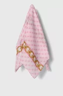 Apaszki i szaliki damskie - Guess chusta damska kolor różowy wzorzysta - miniaturka - grafika 1