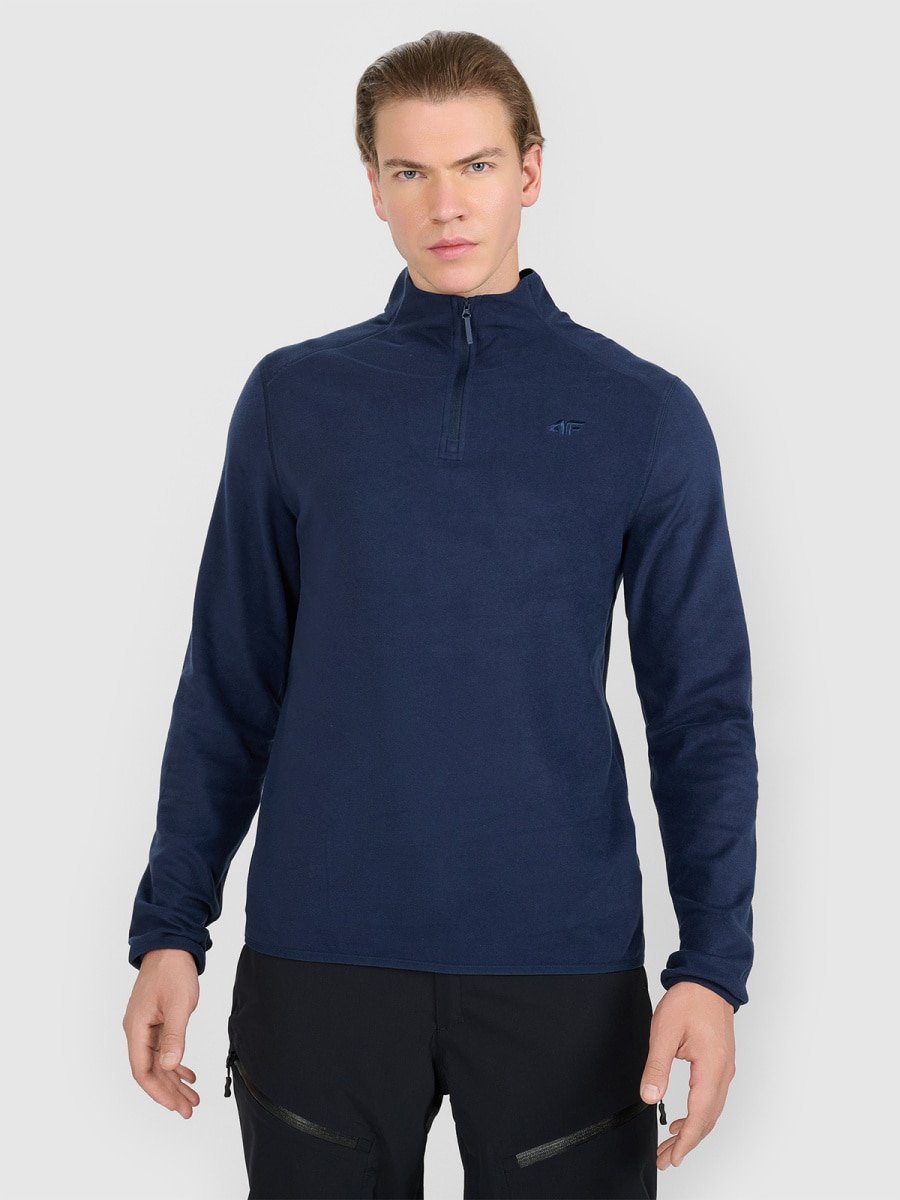 Bielizna termiczna polarowa (góra) męska 4F 4FRAW25UFLEM082-30S Granatowy XL