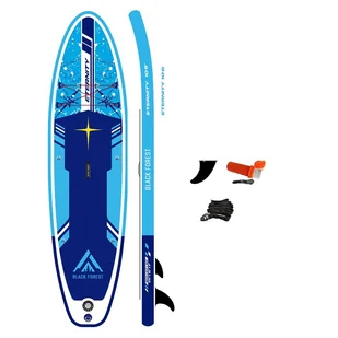 Deska SUP Black Forest, 320 x 81 x 15 cm, z akcesoriami, biało-niebieska - Deski SUP i akcesoria - miniaturka - grafika 1
