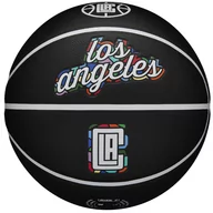 Koszykówka - Wilson NBA Team City Collector Los Angeles Clippers Ball WZ4016413ID, unisex, piłki do koszykówki, Czarne - miniaturka - grafika 1