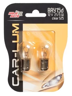 MOJE AUTO - VIRAGE Żarówka halogenowa 12V 21/5W BAY15D Clear - Żarówki samochodowe - miniaturka - grafika 1
